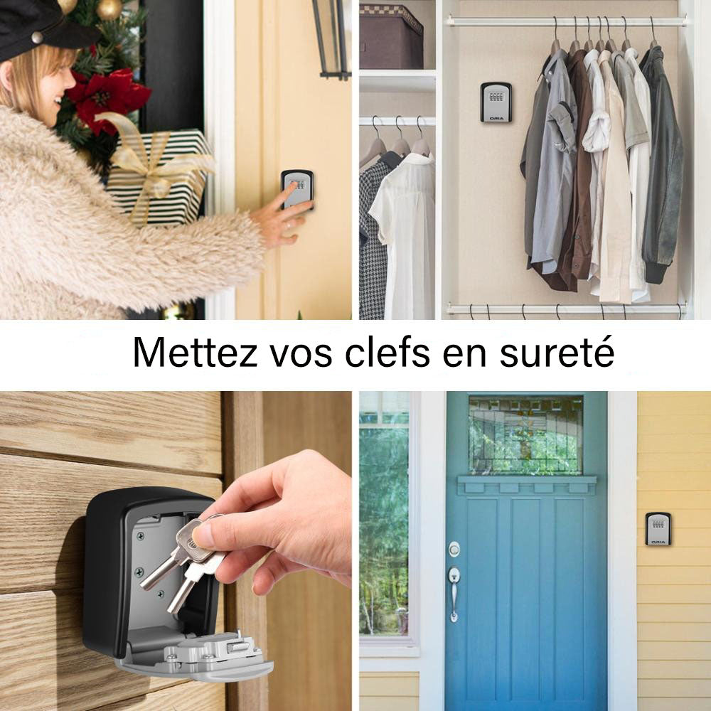 Coffre fort mural pour clés