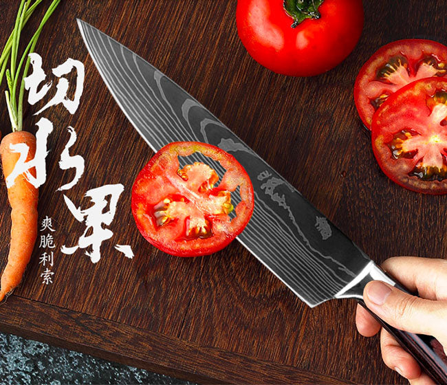Lot de Couteaux Japonais Ultra Tranchants