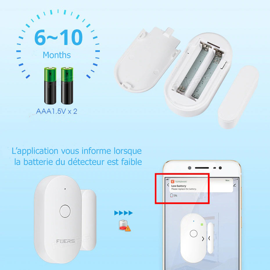 Détecteur d'ouverture de porte wifi