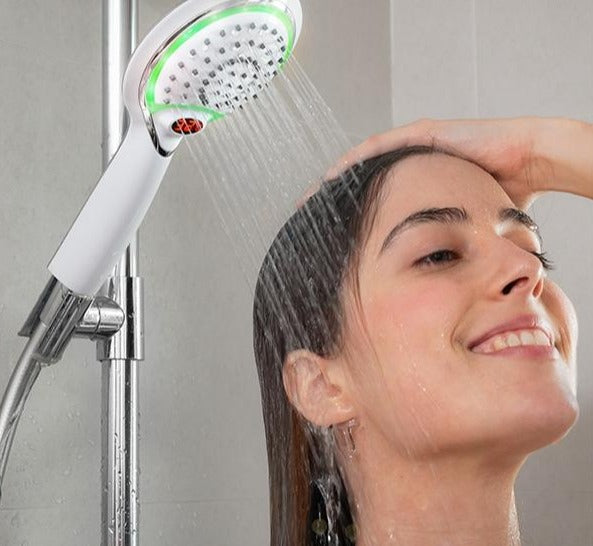 Douche LED avec Capteur et Indicateur de Température