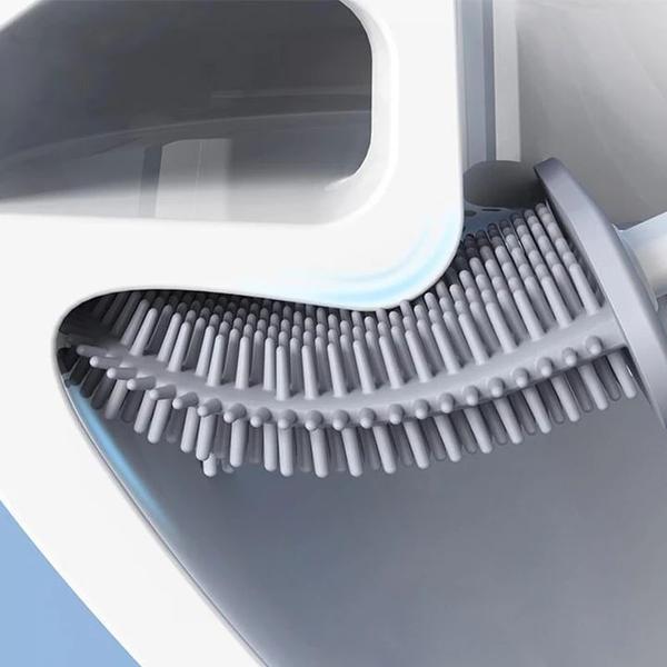 NOUVEAU l Brosse de toilette en silicone hygiénique