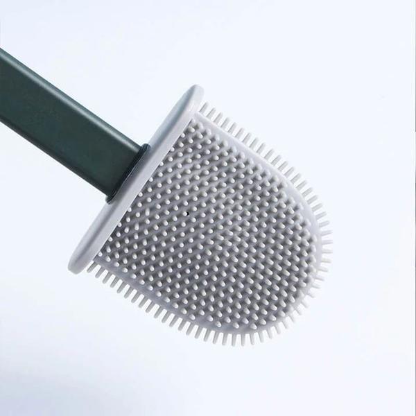 NOUVEAU l Brosse de toilette en silicone hygiénique
