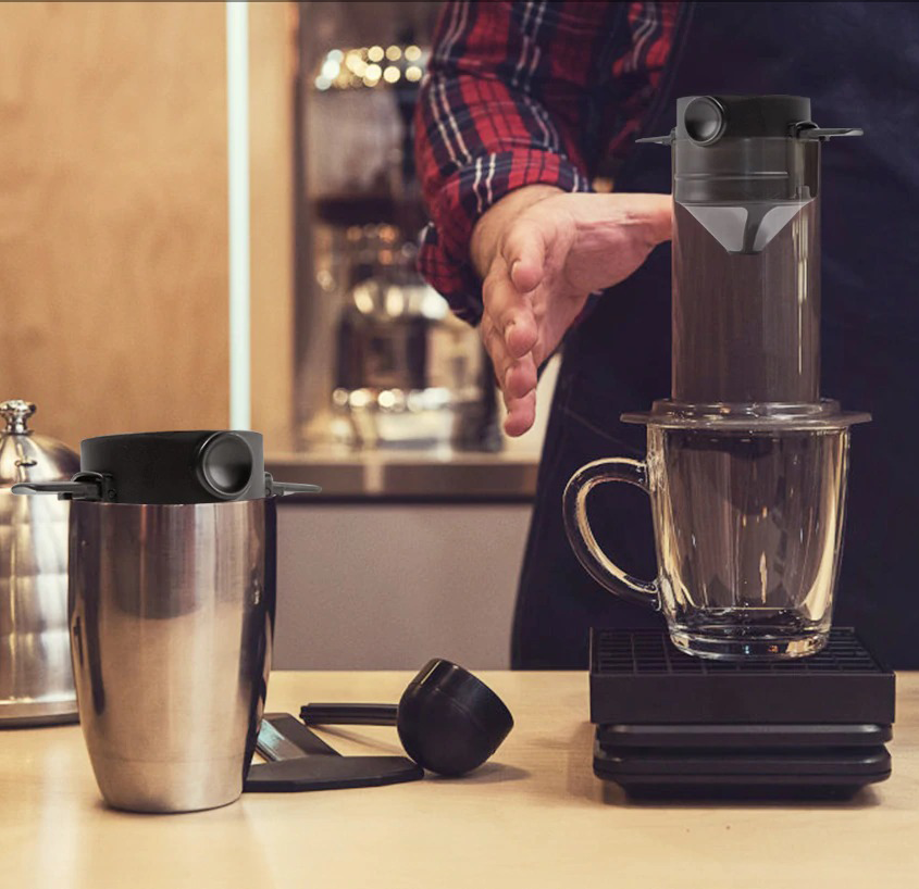 Filtre à café portable et pliable