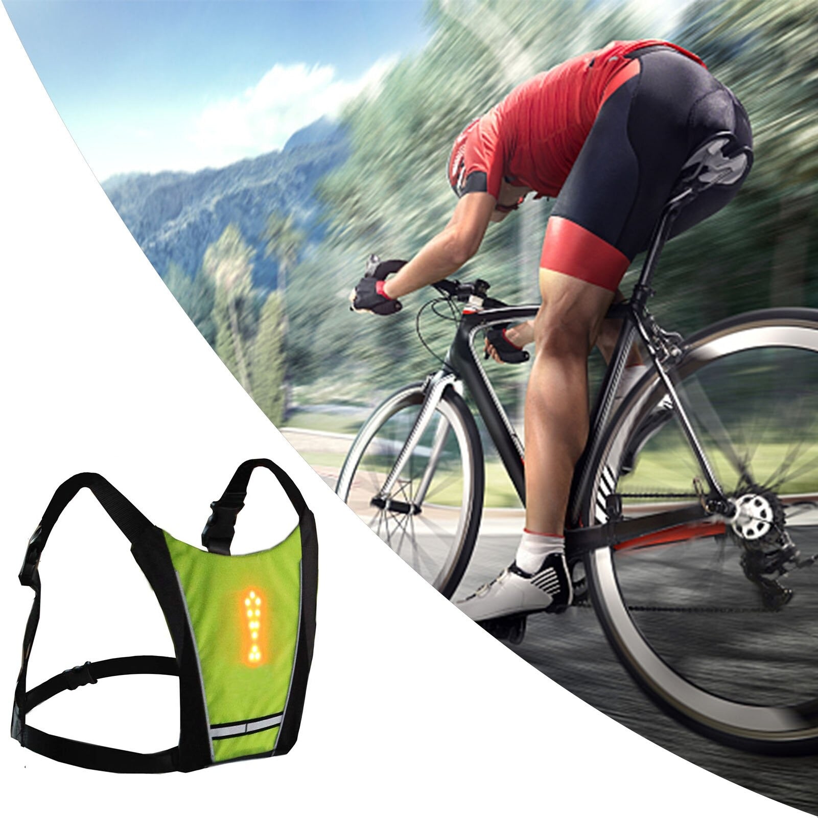 Gilet de Cyclisme Lumineux