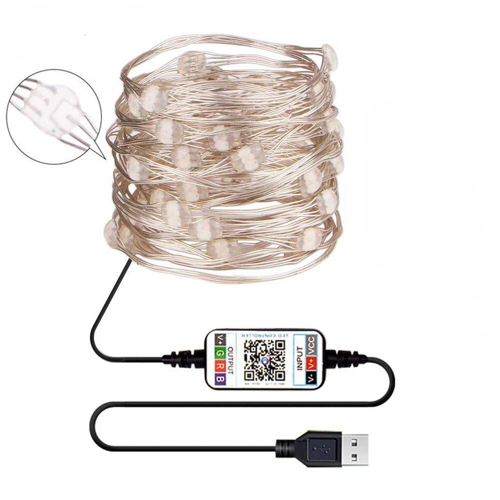 Guirlande de noël connectée
