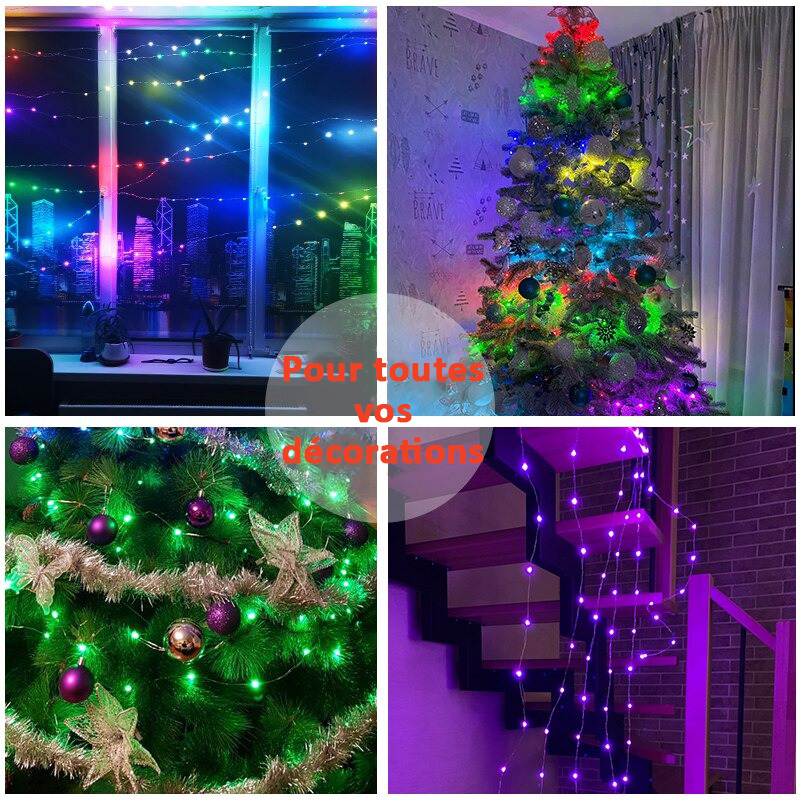 Guirlande de noël connectée
