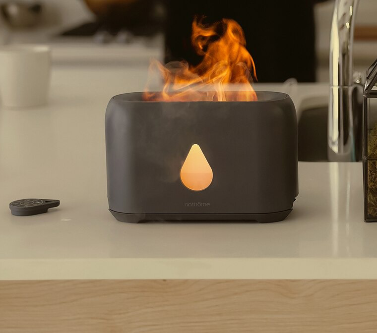 Humidificateur diffuseur d'huile essentielles avec télécommande