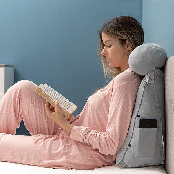 Coussin de Lecture Triangulaire