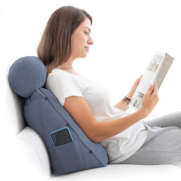 Coussin de Lecture Triangulaire
