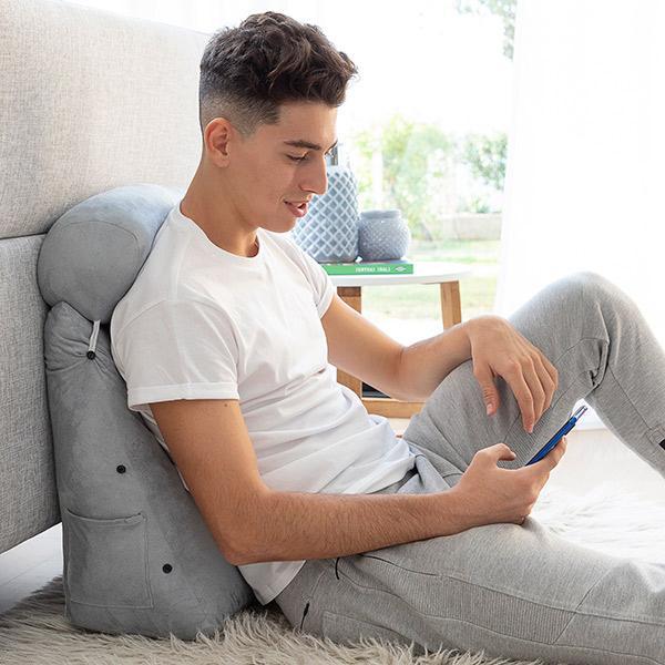 Coussin de Lecture Triangulaire