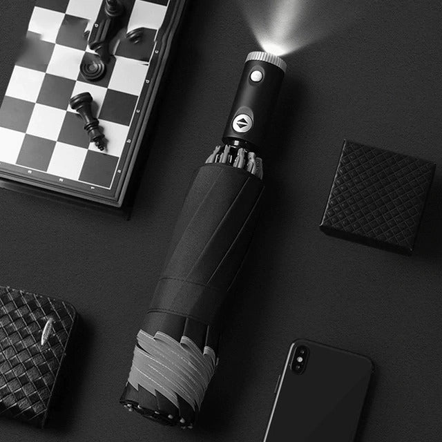 Parapluie Réversible avec Lampe intégrée