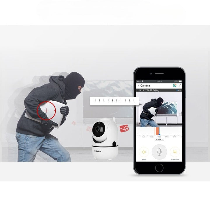 Caméra de surveillance connectée 350°