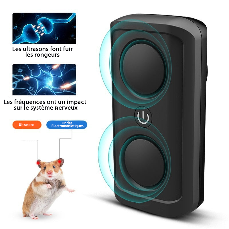 Insectigue à ultrasons portée Max