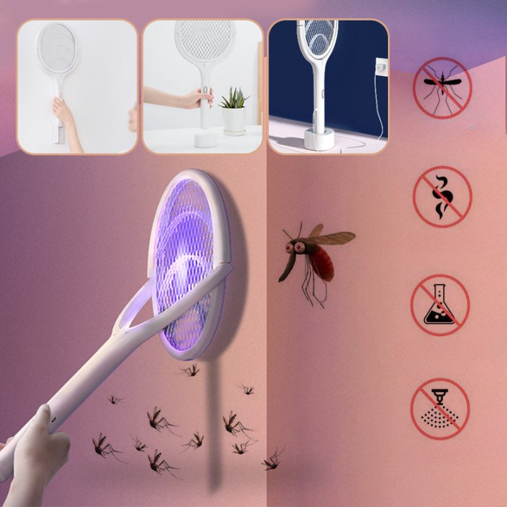 Lampe Raquette Anti Moustiques