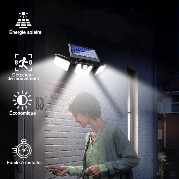 Lampe LED 360° avec détecteur de mouvement