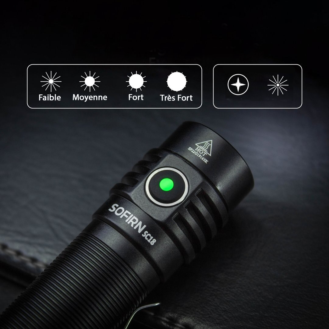 Lampe Torche Puissance MAX - Portée 300m