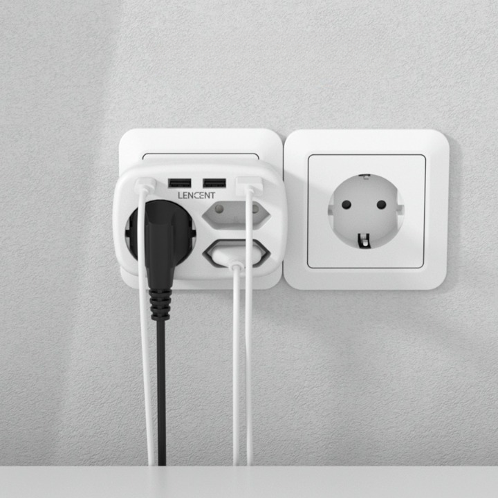 Multiprise Ultra Compacte 6 Appareils