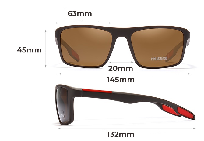 Lunettes de Soleil Polarisées Incassables