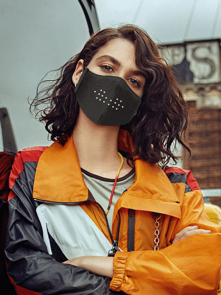 TOP VENTE l Masque LED reconnaissance vocale