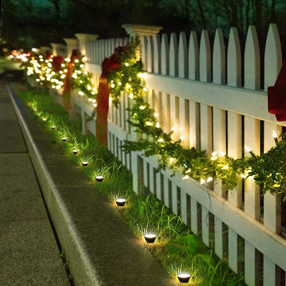 Lot de 10 lampes piquets solaires