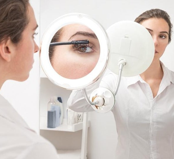 Miroir Grossissant à LED avec Bras Flexible