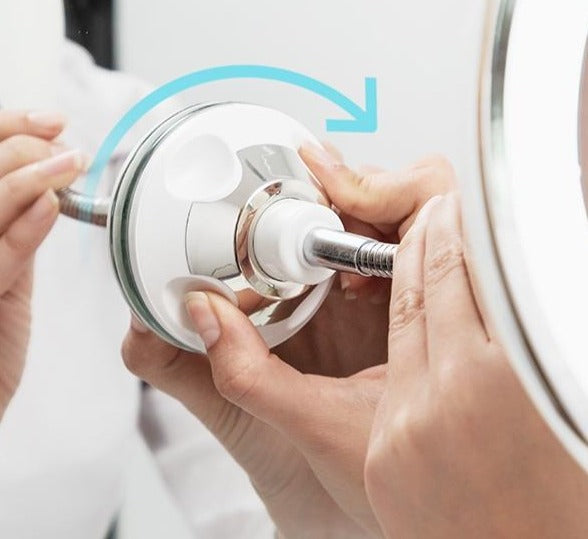Miroir Grossissant à LED avec Bras Flexible