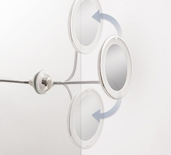Miroir Grossissant à LED avec Bras Flexible