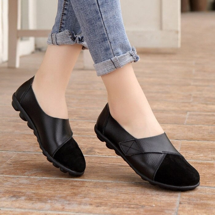 Mocassins conforts à scratch