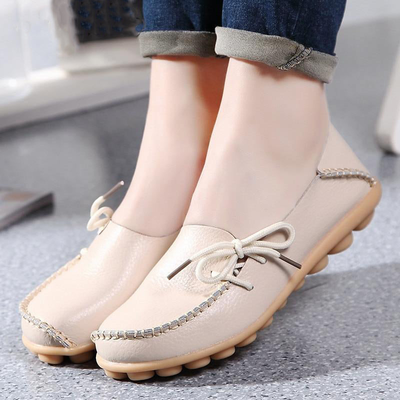 Mocassins en cuir femme