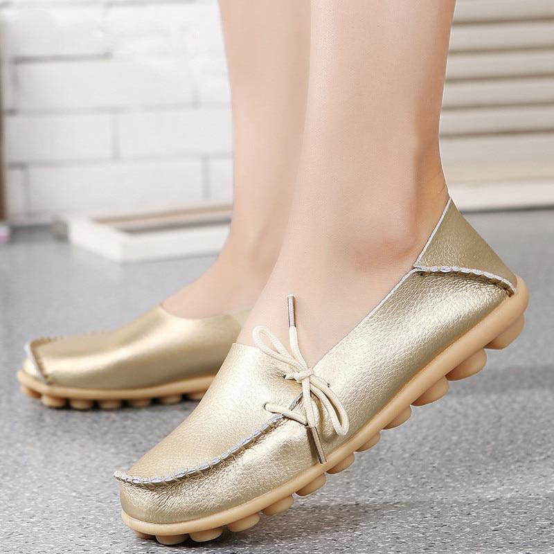 Mocassins en cuir femme