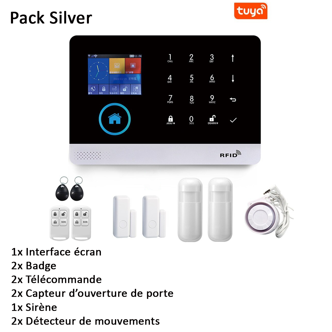 Système d'alarme domestique wifi