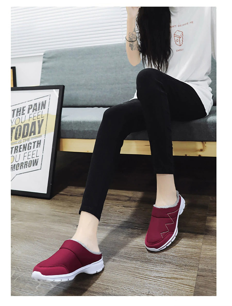 Mules Fourrées Antidérapantes et Waterproofs