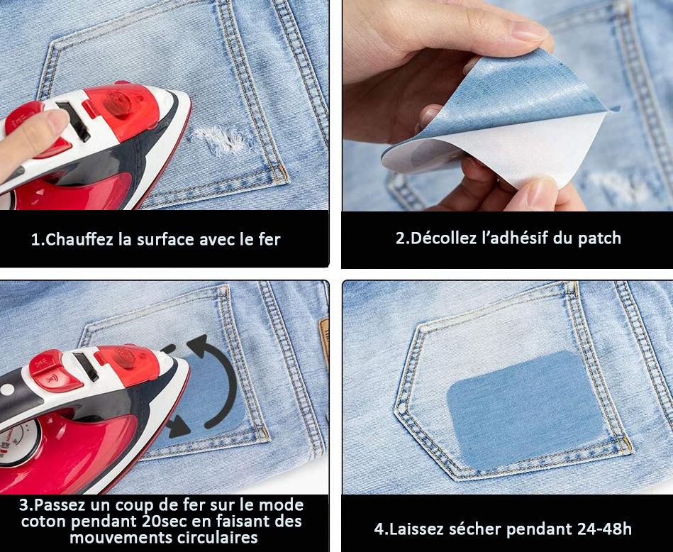 Patchs de Réparation Denim