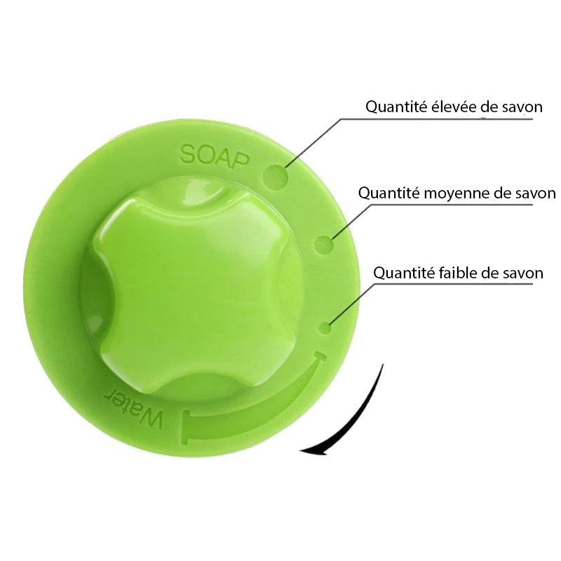 Pistolet de nettoyage à haute pression avec réservoir à mousse