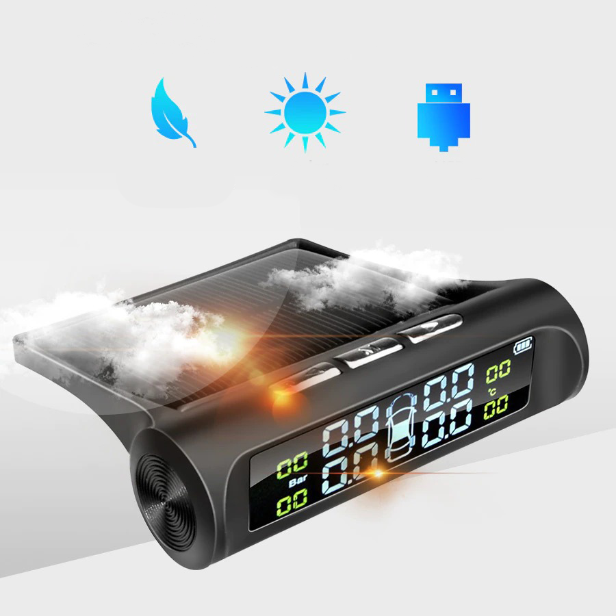 Moniteur solaire de pression de pneu