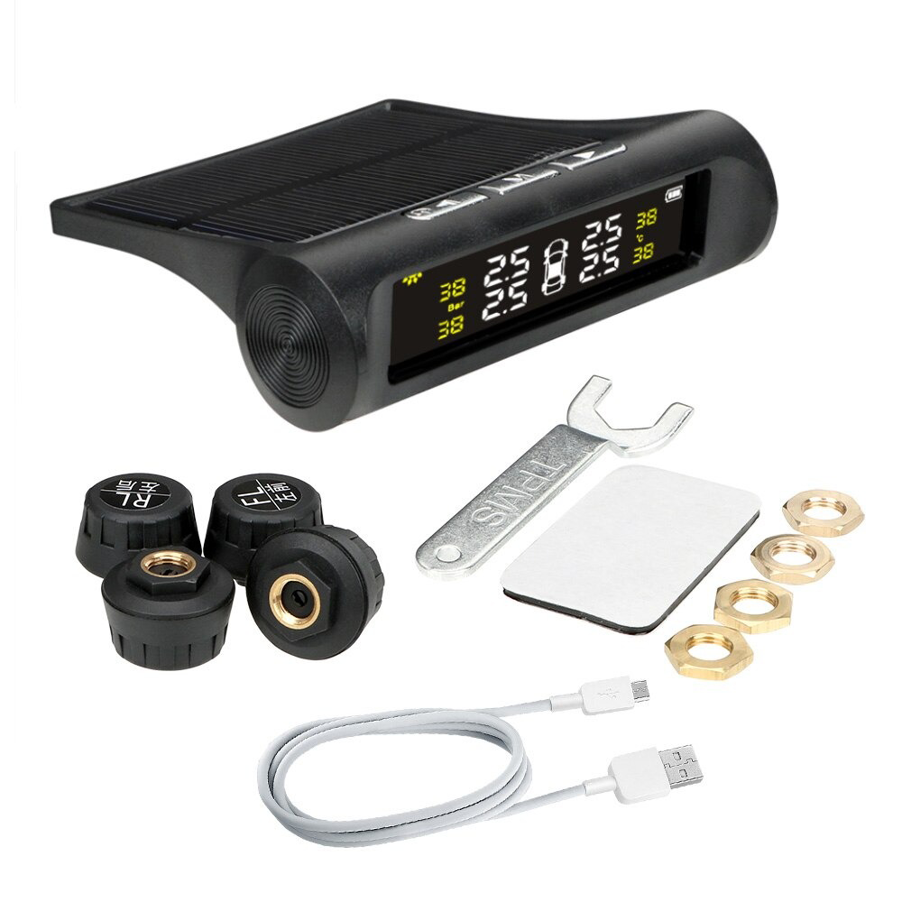 Moniteur solaire de pression de pneu
