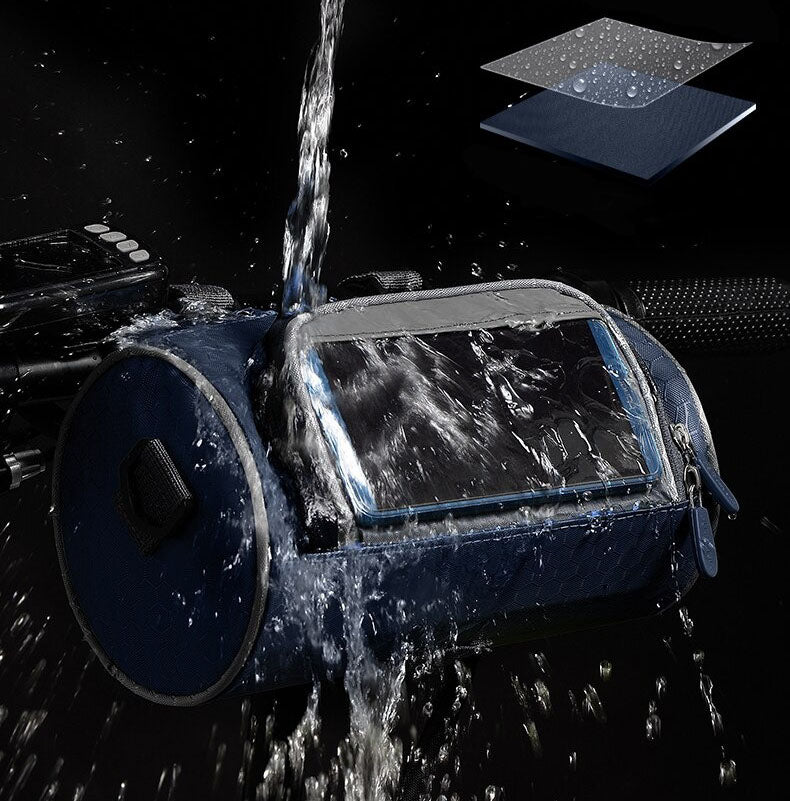 Support téléphone + pochette pour vélo