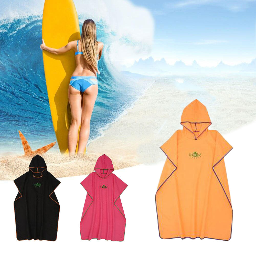 Poncho de bain en microfibre