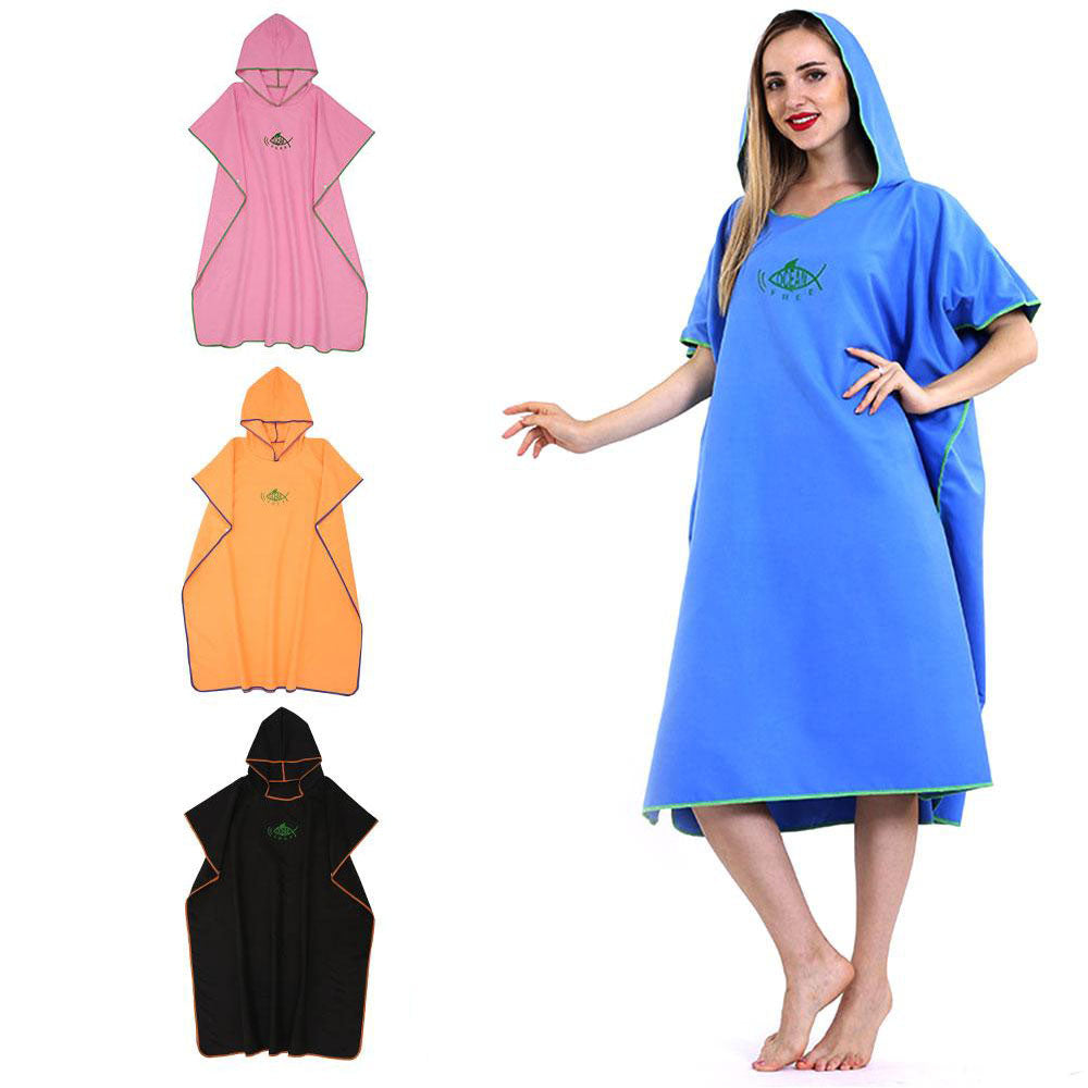 Poncho de bain en microfibre