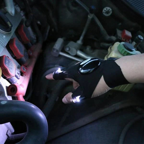 Gants Lumière LED