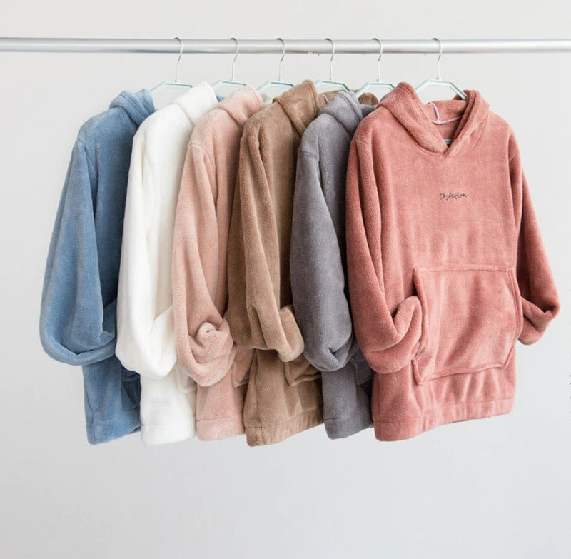 Pyjama en flanelle à capuche