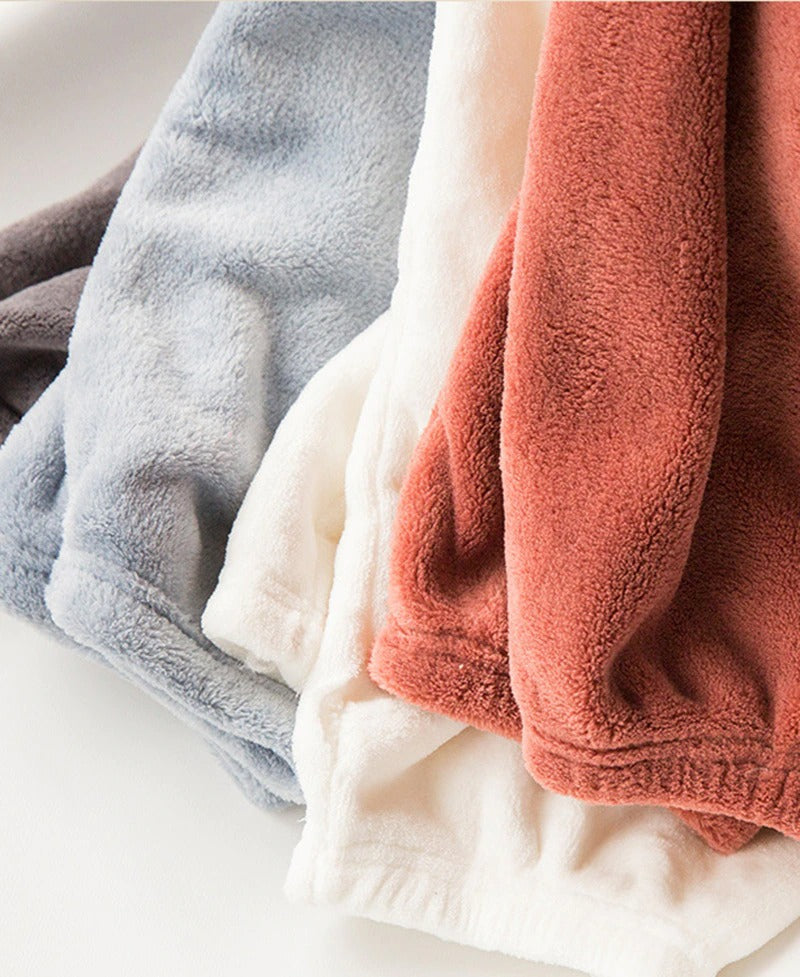 Pyjama en flanelle à capuche