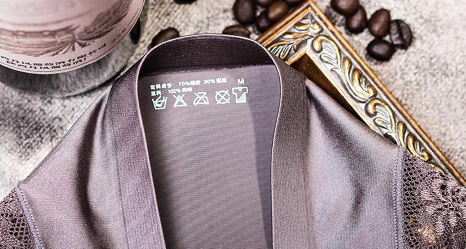 TOP VENTES - Lot de 3 Culottes en Dentelle en Fibre de Bambou