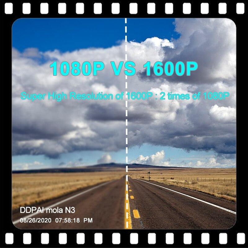 TOP VENTE l Caméra connectée 1600P pour voiture