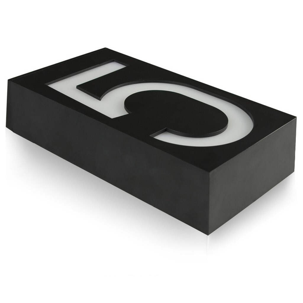 Numéro de maison solaire