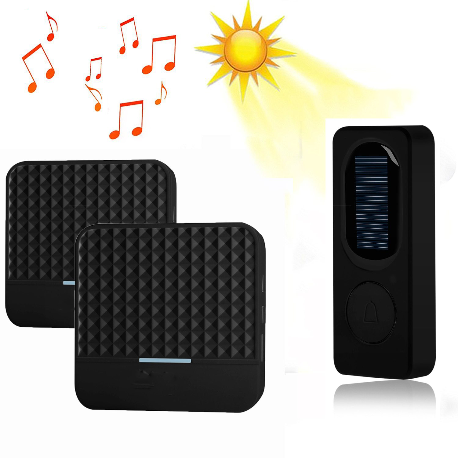 Sonnette solaire sans-fil