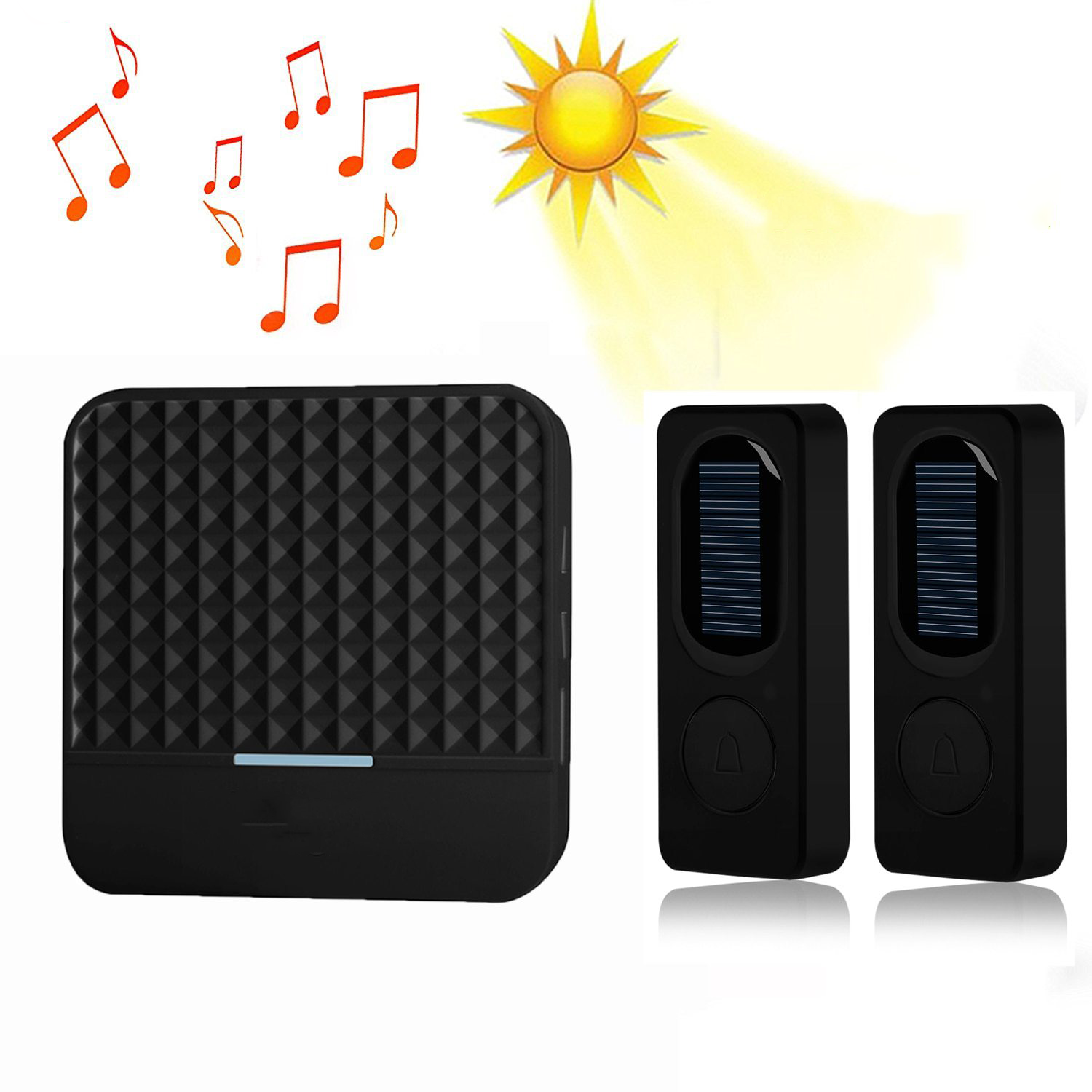 Sonnette solaire sans-fil