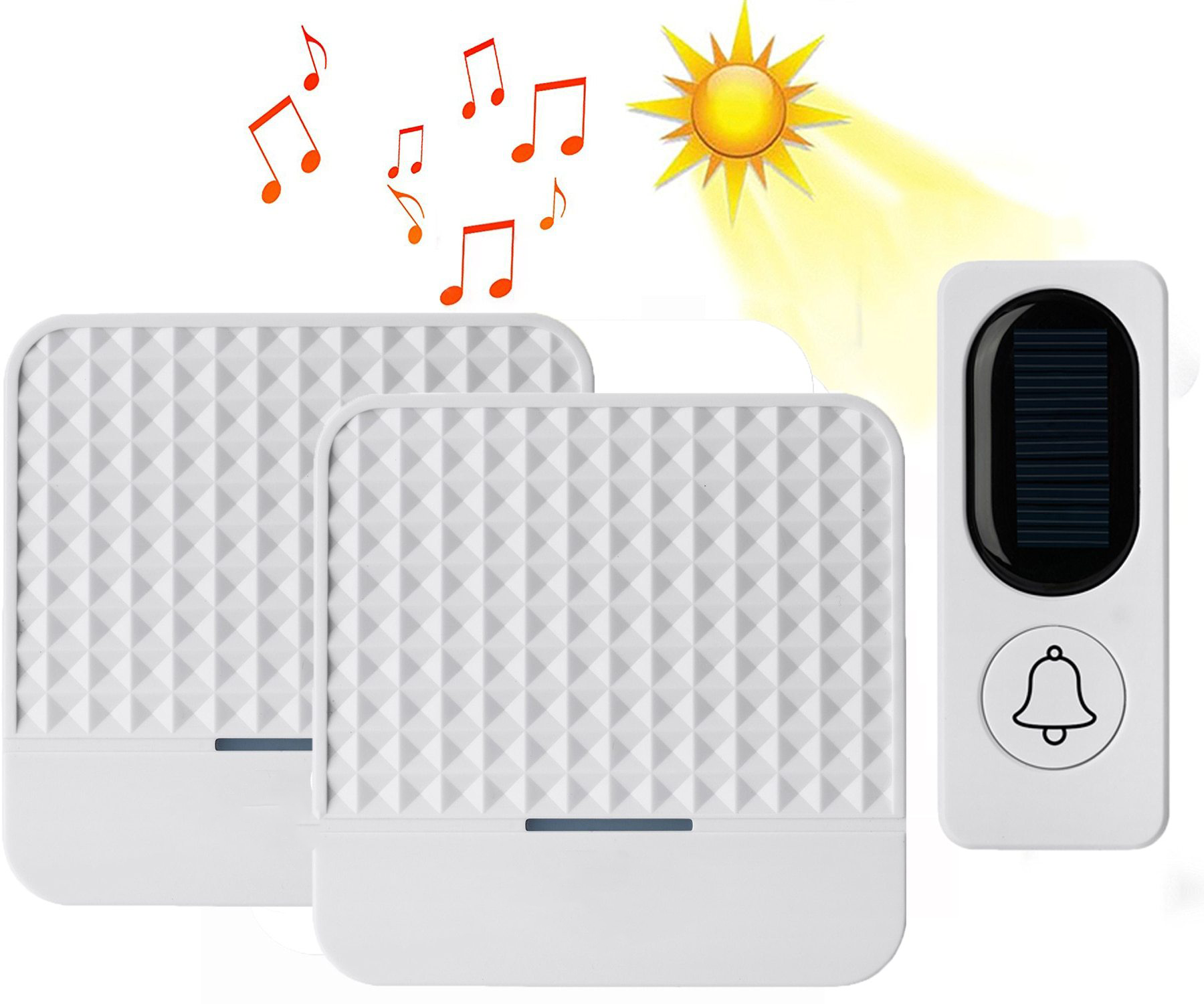 Sonnette solaire sans-fil