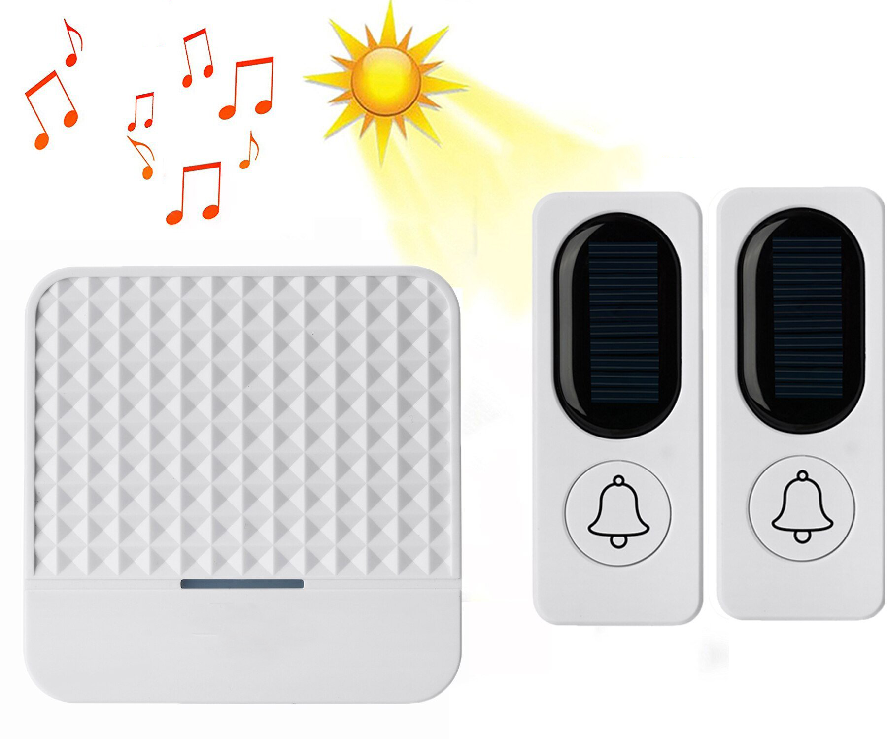 Sonnette solaire sans-fil