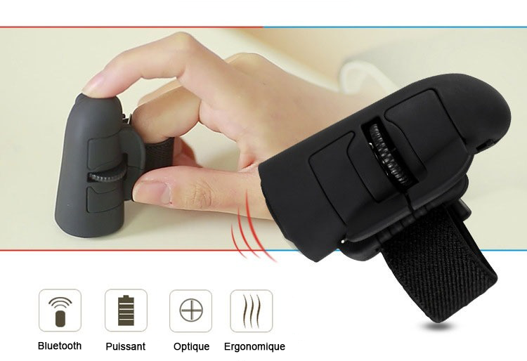 Souris Bague Ergonomique